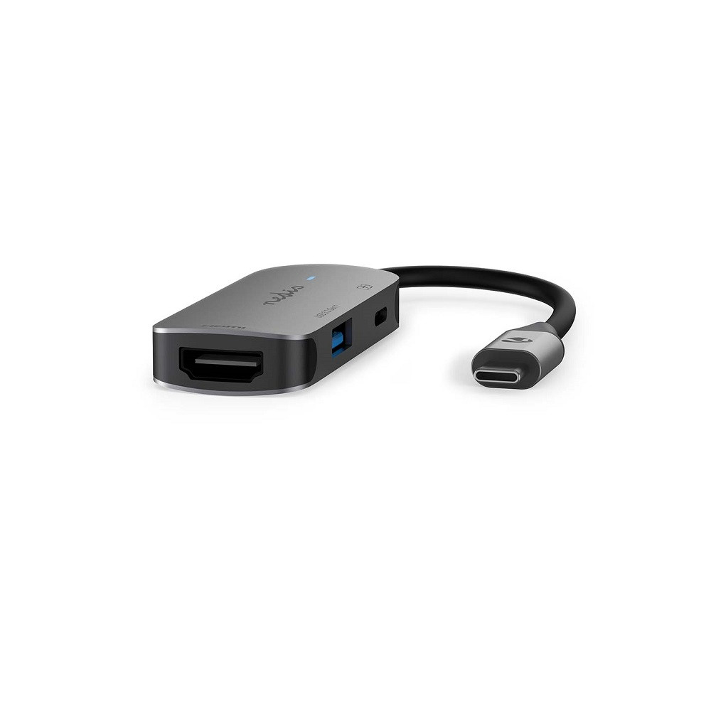 Multiport USB C Hub HDMI USB A and fast charging
