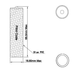 Batteria Li-Ion 3.7V 2.6A 18650 polo consumer