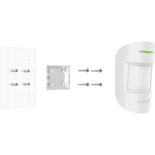 Sensore CombiProtect Ajax bianco
