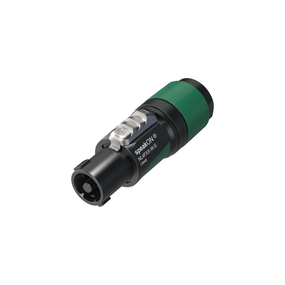 Connettore maschio Speakon NL4FXX-W-S Neutrik 4 poli
