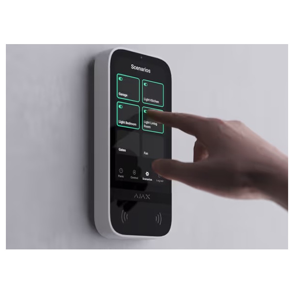 KeyPad TouchScreen Ajax white keyboard