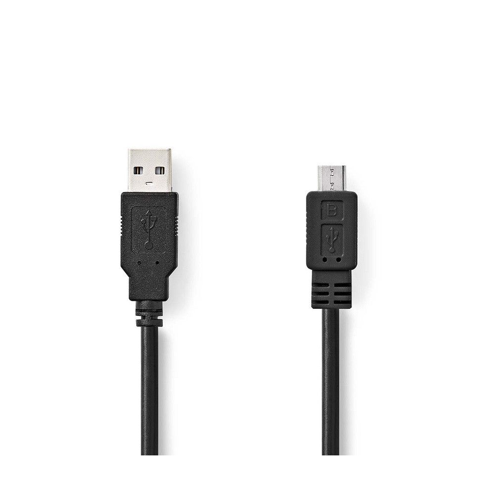 USB 2.0 cable plug A - micro B plug 1 mt