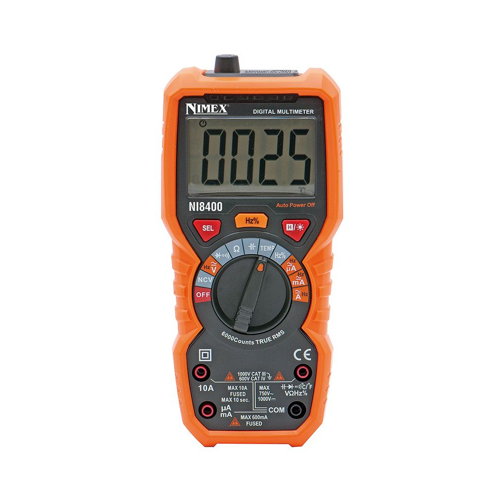 Multimetro autorange True RMS NI8400