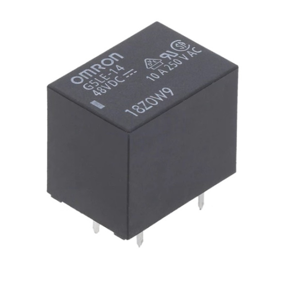 Mini relay 48V 10A 1 exchange Omron G5LE-14