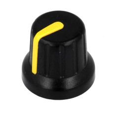 Manopola nera con indicatore da 16mm