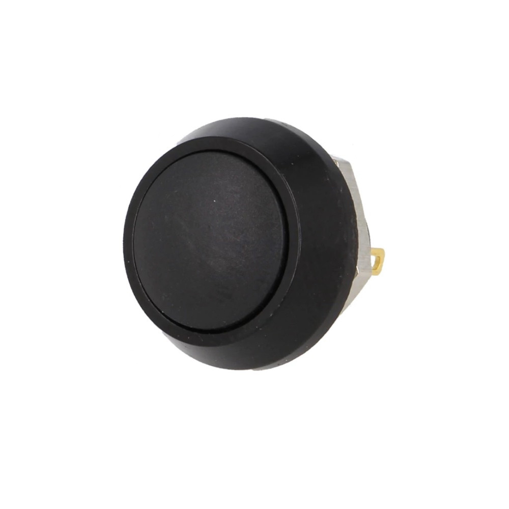 Stable black 18mm IP65 push button