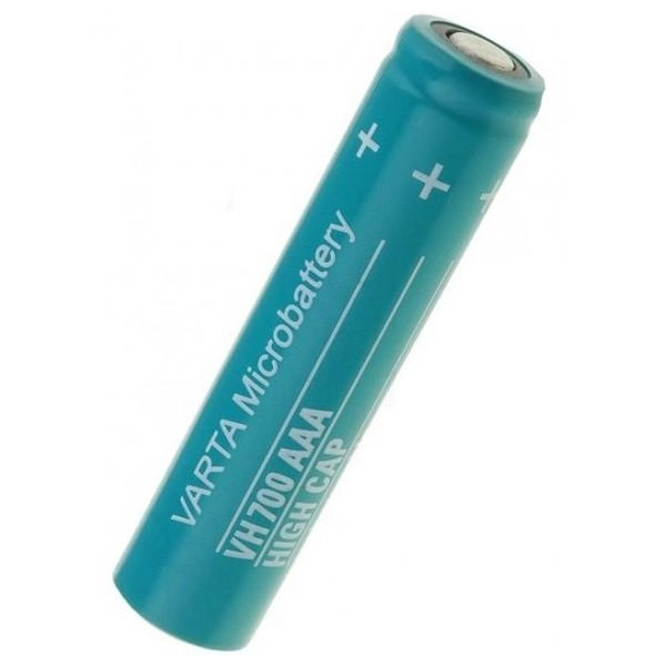 AAA NIMH 1.2V 700mAh battery with flat pole Varta 55171101501