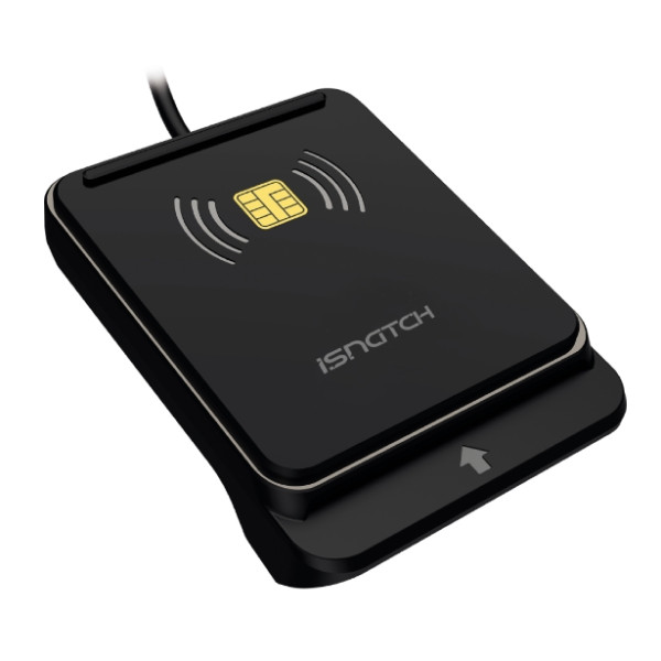 Smart card reader for health card and ID