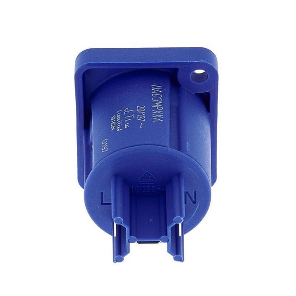 Neutrik blue 20A powercon socket for NAC3MPXXA panel