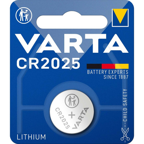 Batteria CR2025 3V al litio Varta 6025 101 401