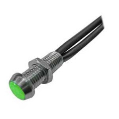 Narrow 230V green LED light