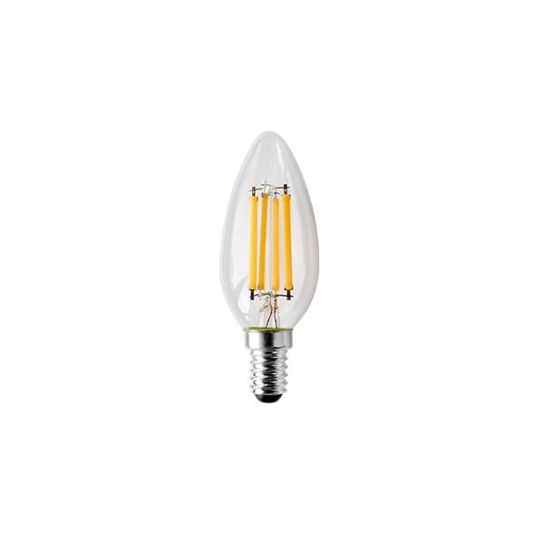 4W E14 olive filament LED lamp warm white