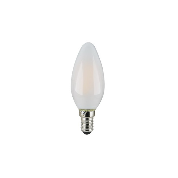 7W E14 olive filament LED lamp natural white