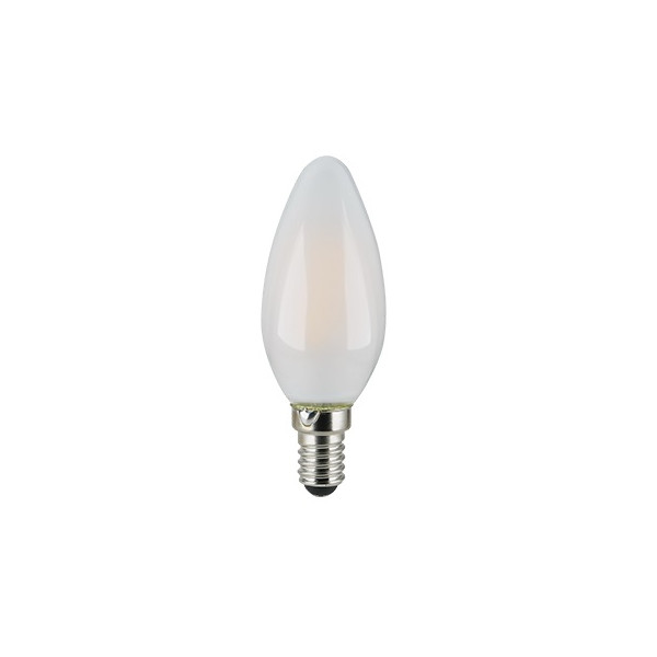 7W E14 olive filament LED lamp warm white