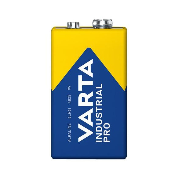 9V Varta Industrial Pro battery