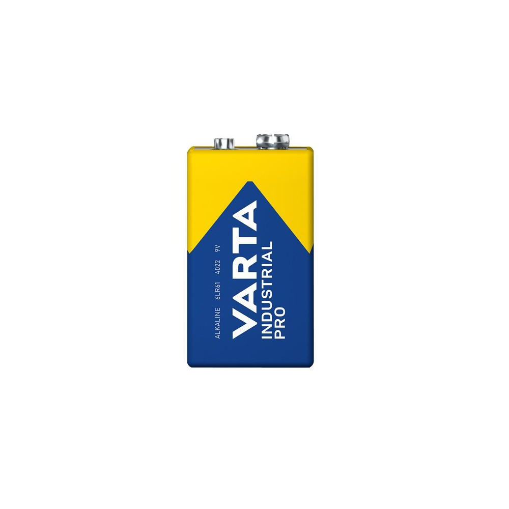 9V Varta Industrial Pro battery