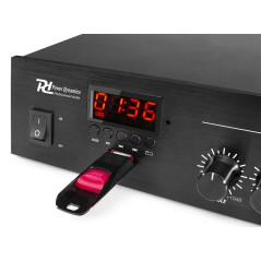 Amplificatore mono PA 45W 100V con USB FM e Bluetooth