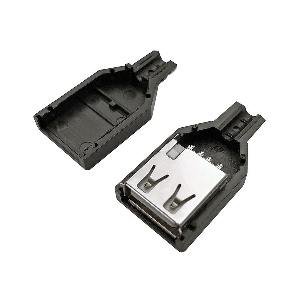 USB type A solder female