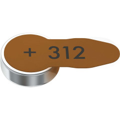 PR312 Varta 24607 101 416 battery pack 6pcs zinc air