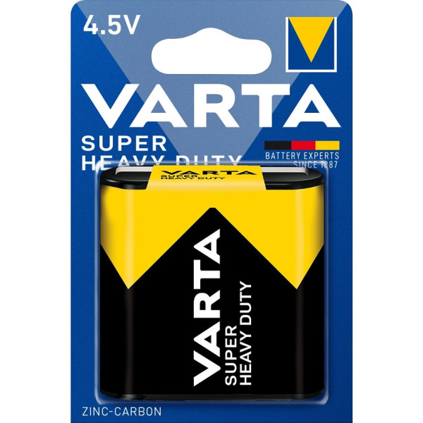 4.5V Zinc Carbon Flat Battery 3R12 Varta
