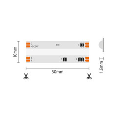 LED Strip IP20 COB RGB 24V