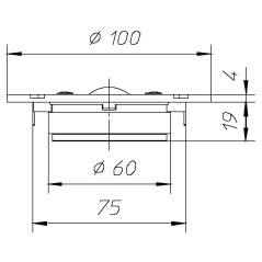 Magnetic tweeter 8 ohm 100mm 120W
