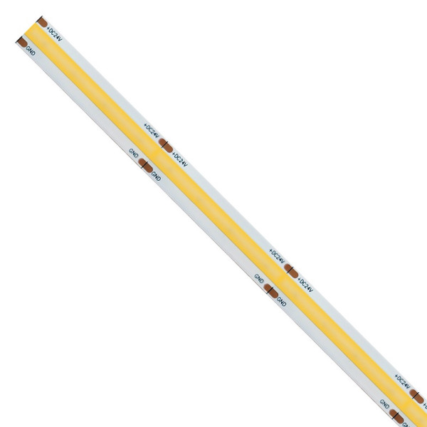 Striscia LED IP20 COB bianco freddo 24V 5mt