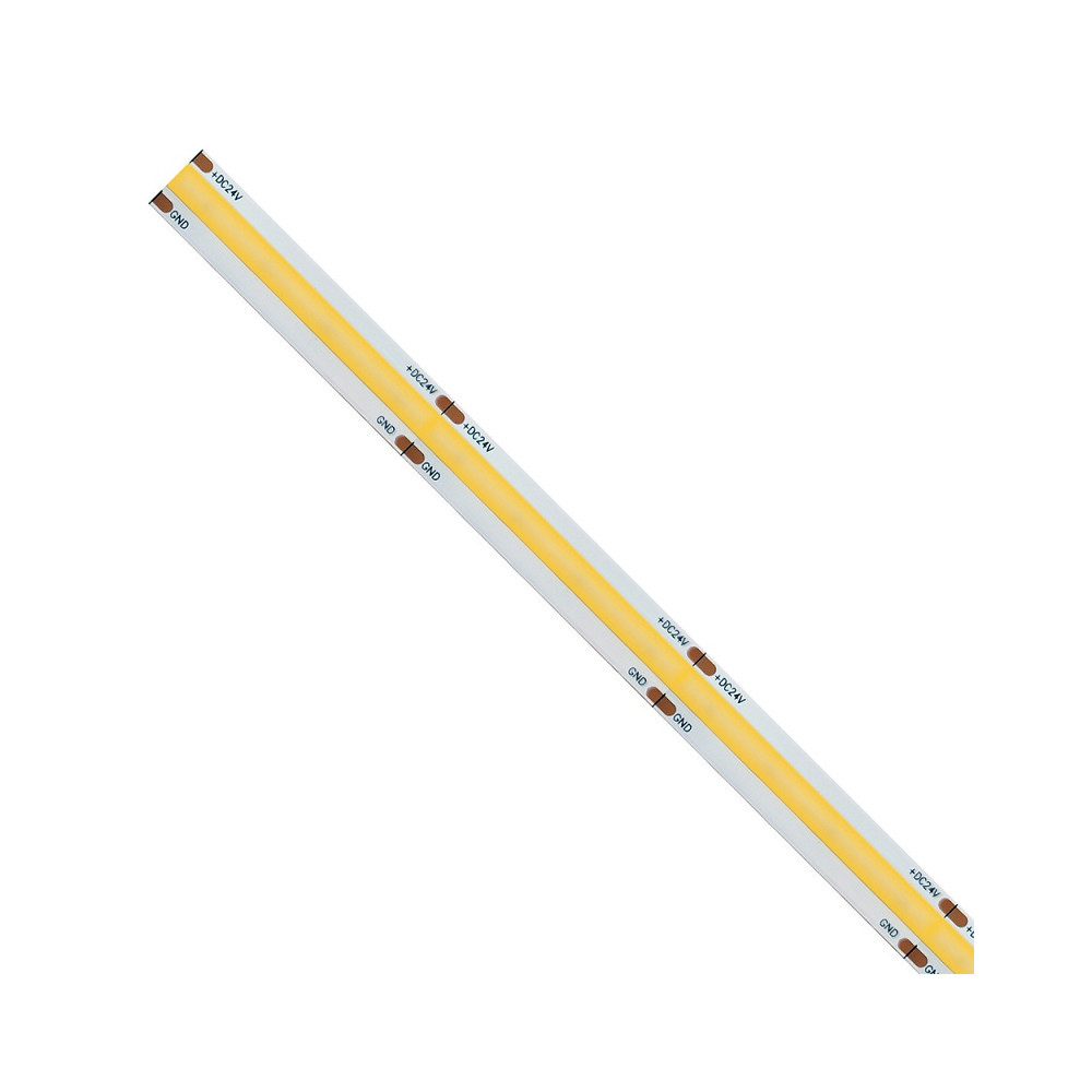 Striscia LED IP20 COB bianco freddo 24V 5mt