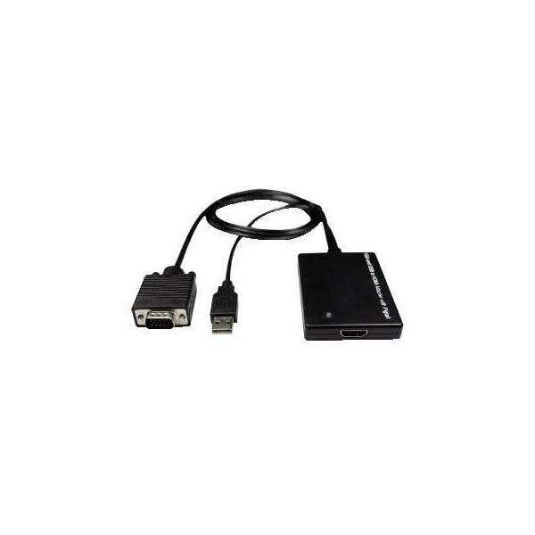 VGA to HDMI converter with USB power