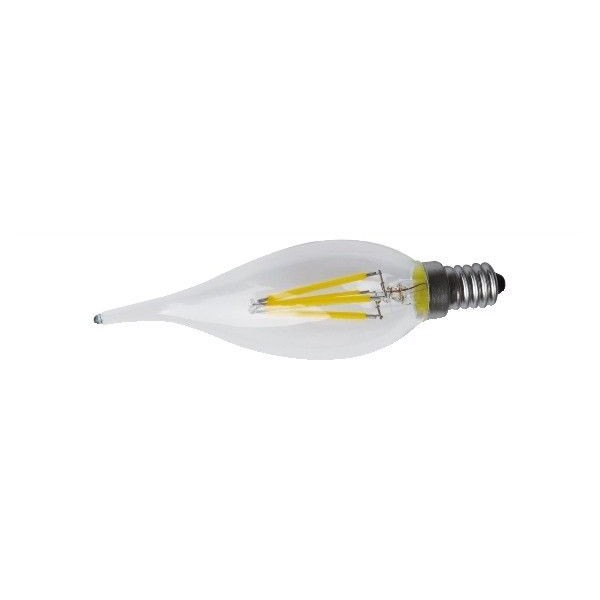 Lampada filamento LED fiamma 4W E14 luce calda