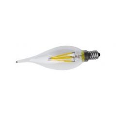 Lampada filamento LED fiamma 4W E14 luce calda