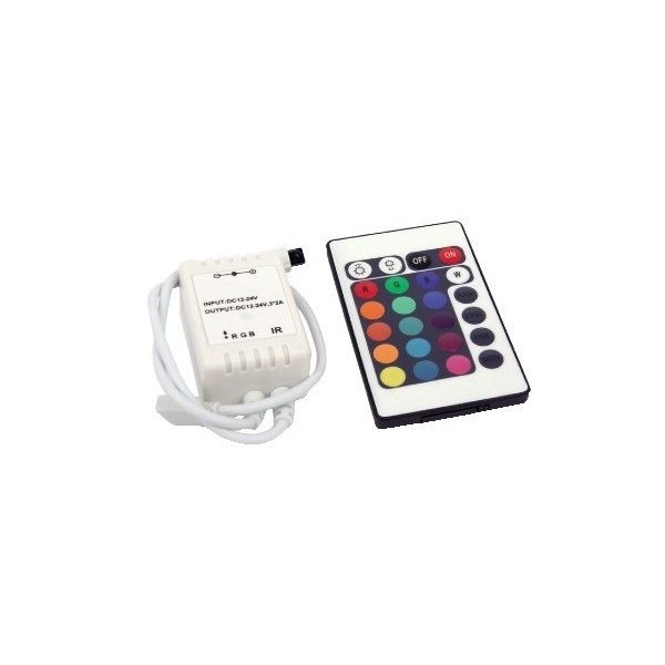 RGB control unit for LED strip with remote control