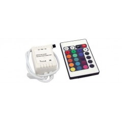RGB control unit for LED strip with remote control