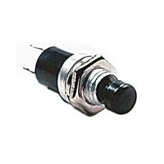 Pulsante nero instabile N.C. 8.5mm