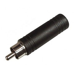 Adattatore RCA maschio Jack 6.3mm mono femmina