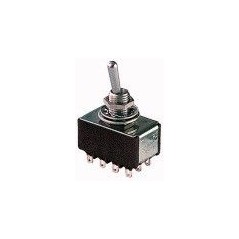 Deviatore miniatura a leva 2 posizioni 4 scambi ON-ON