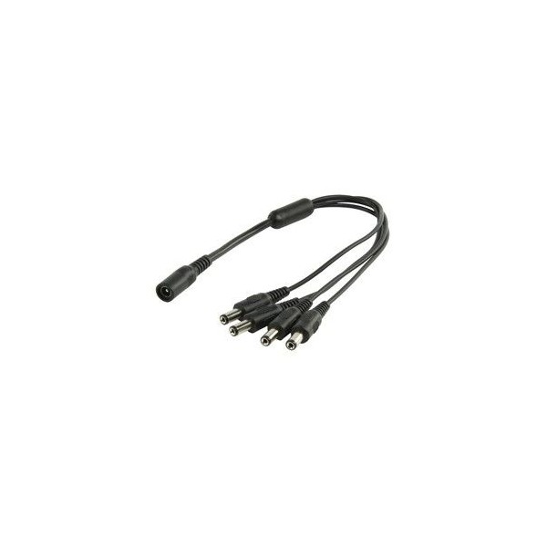 Four output DC adapter cable