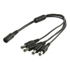 Four output DC adapter cable