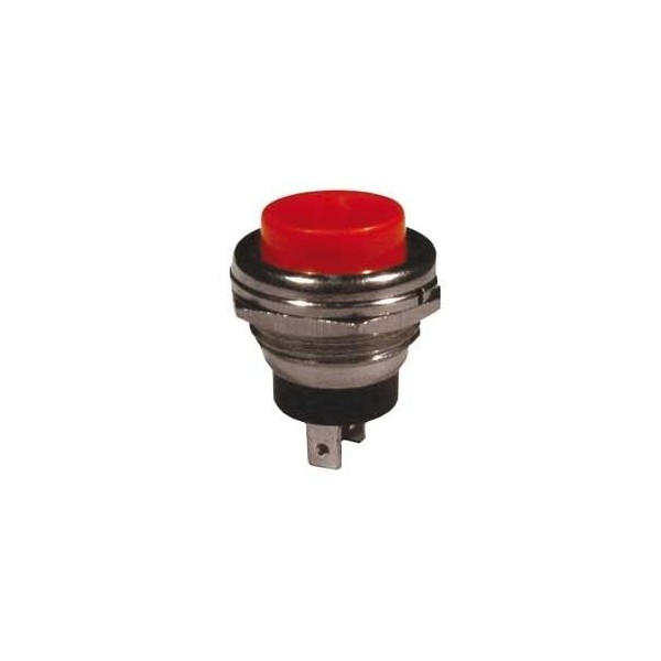 Pulsante rosso instabile N.A. 3A 19mm