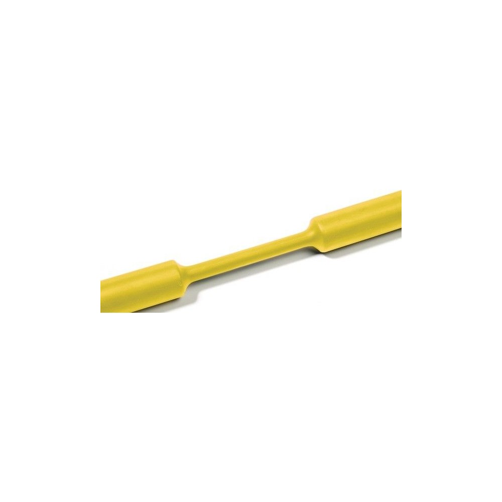 Guaina Termoretraibile 6.4mm 2:1 gialla