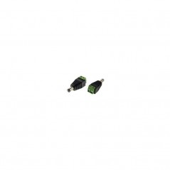 Presa DC 5.5x2.5 con morsetto a vite verde