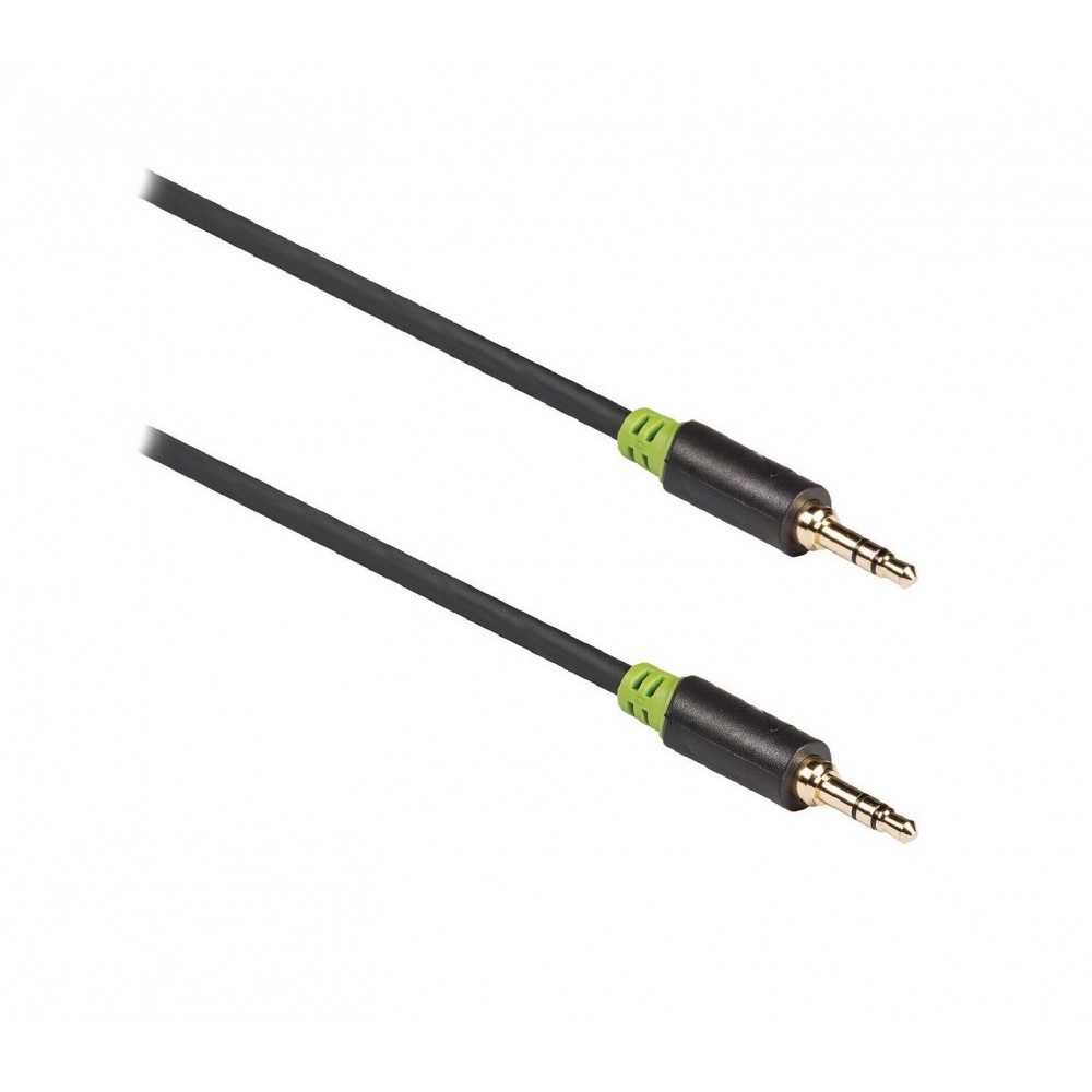 Cavo audio 1 JACK 3.5MM - 1 JACK 3.5MM Dorato 1mt