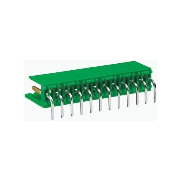 10-pole male connector from AMP PCB MODU I series 280619-1