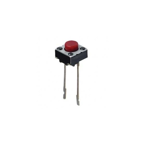 Pulsante da stampato 6x6mm 2 pin