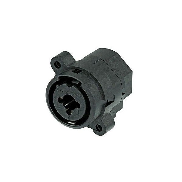 Combo XLR + Jack 6 pin vertical Neutrik