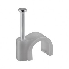 Cable clamp with nail for 7mm cables