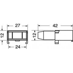 Portafusibile a lama volante