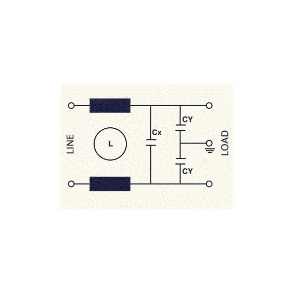 Filtro antidisturbo rete elettrica ACTRONIC AR02.2.5A
