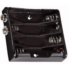 Portabatterie 4 ministilo affiancate