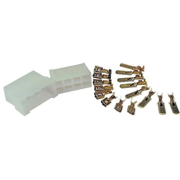 Kit blocchetto faston 8 poli